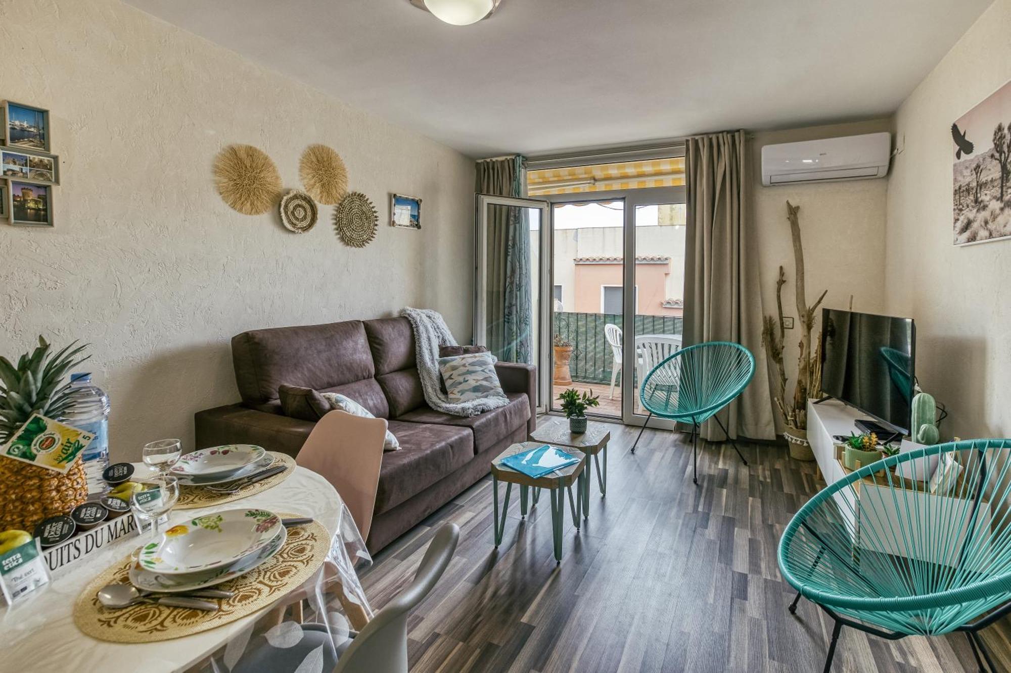 La Petite Venise Empuriabrava Solarium Vue Mer, 2 Terrasses Clim Parking Free Oc Keys Eksteriør billede